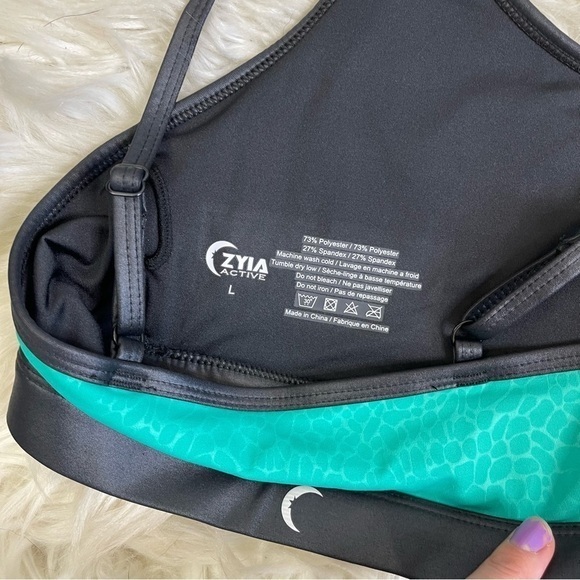 ZYIA Jade River Stone Sports Bra Large - Picture 6 of 6